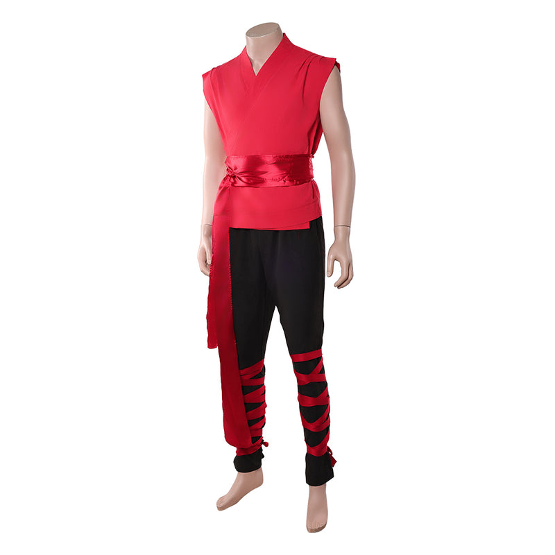 Mortal Kombat Liu Kang Cosplay Costume For Adult Man Female Halloween Costume