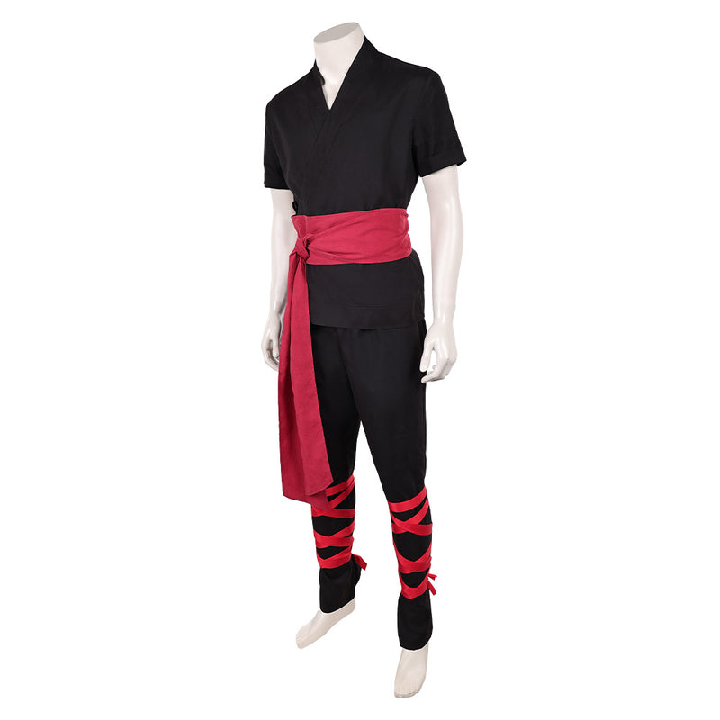 Mortal Kombat Liu Kang Cosplay Costume For Adult Man Female Halloween Costume