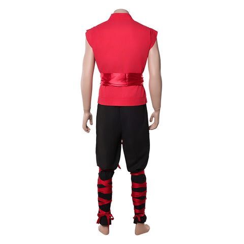 Mortal Kombat Liu Kang Cosplay Costume For Adult Man Female Halloween Costume