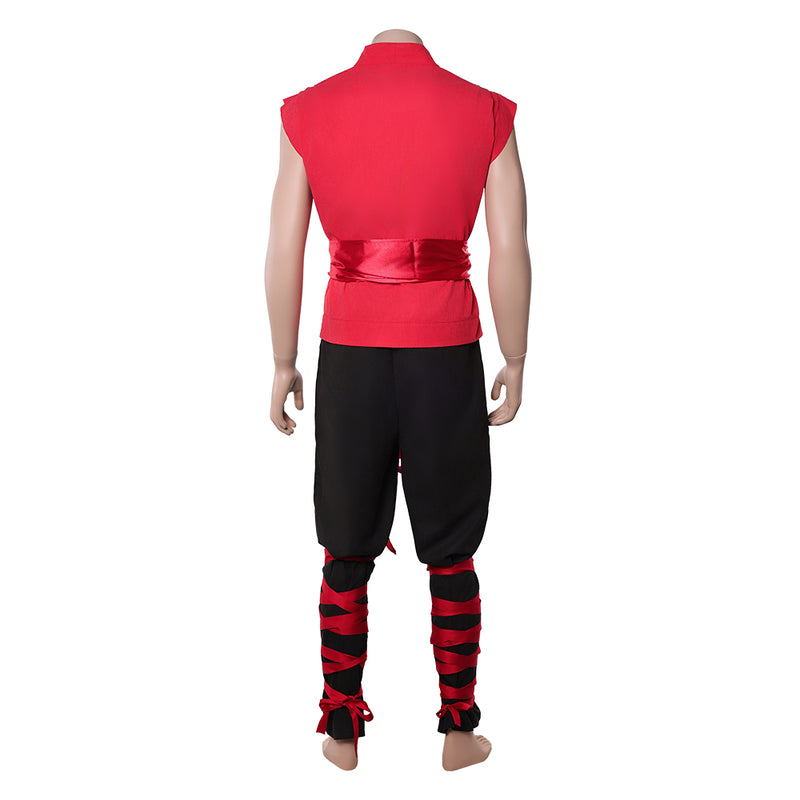 Mortal Kombat Liu Kang Cosplay Costume For Adult Man Female Halloween Costume