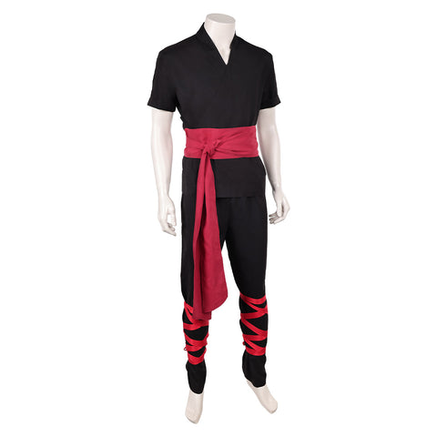 Mortal Kombat Liu Kang Cosplay Costume For Adult Man Female Halloween Costume
