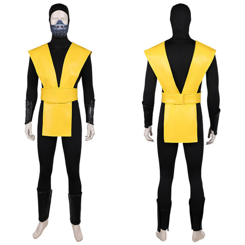 Mortal Kombat Scorpion Cosplay Costume For Adult Man Female Halloween Costume