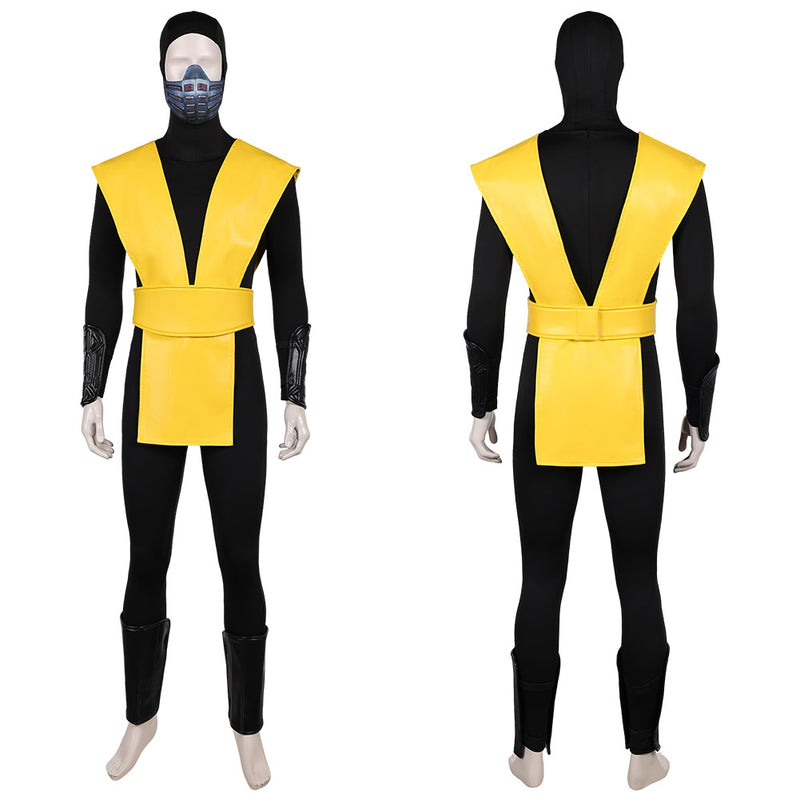 Mortal Kombat Scorpion Cosplay Costume For Adult Man Female Halloween Costume