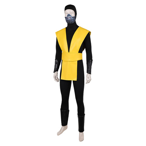 Mortal Kombat Scorpion Cosplay Costume For Adult Man Female Halloween Costume