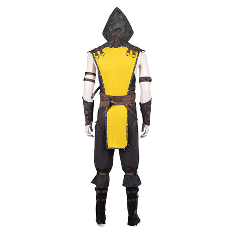 Mortal Kombat Scorpion Cosplay Costume For Adult Man Female Halloween Costume