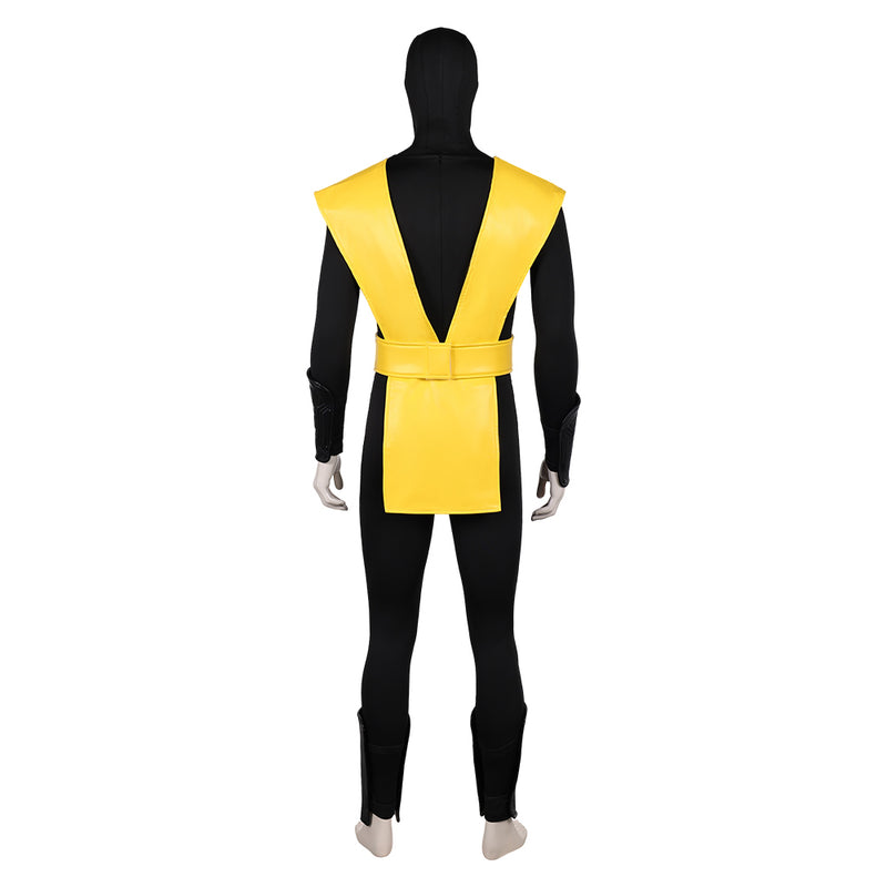 Mortal Kombat Scorpion Cosplay Costume For Adult Man Female Halloween Costume