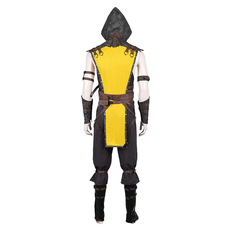 Mortal Kombat Scorpion Cosplay Costume For Adult Man Female Halloween Costume