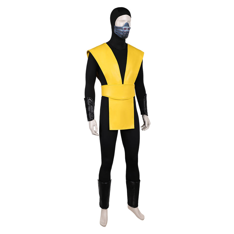 Mortal Kombat Scorpion Cosplay Costume For Adult Man Female Halloween Costume