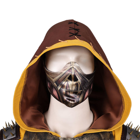 Mortal Kombat Scorpion Cosplay Costume For Adult Man Female Halloween Costume