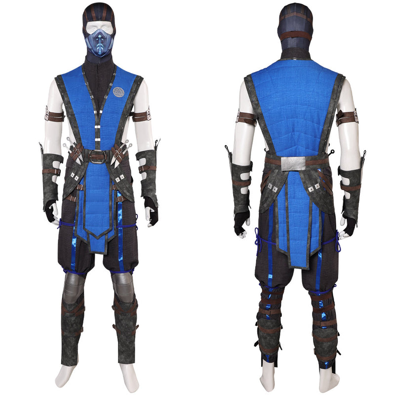 Mortal Kombat Sub-Zero Cosplay Costume For Adult Man Female Halloween Costume