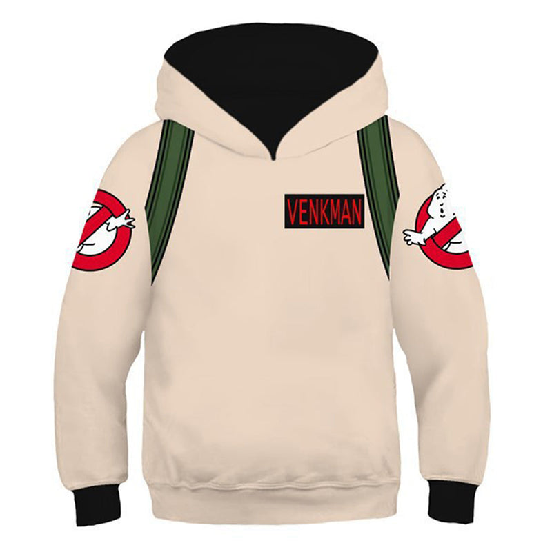 Movie The Ghostbusters: Kids Children Hoodie Printed Set Casual Streetwear Pullover Hoodie Pants Set BoysKidsCostume