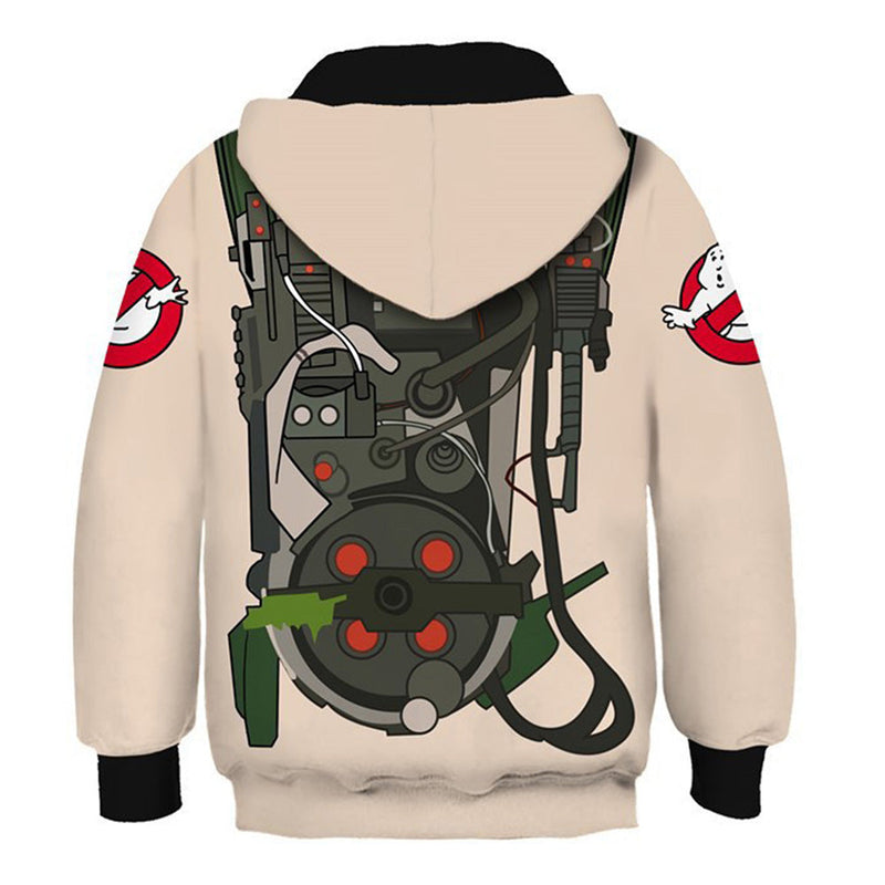 Movie The Ghostbusters: Kids Children Hoodie Printed Set Casual Streetwear Pullover Hoodie Pants Set BoysKidsCostume