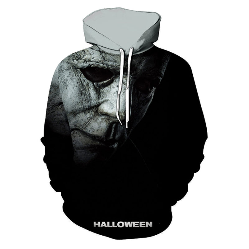 Movie Halloween Michael Myers Mask 3D Printed Cosplay Hoodie Hooded Sweatshirt Men Women Casual Streetwear Pullover