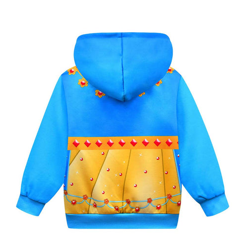 SeeCosplay Movie Kids Hoodies Printed Hooded Padded Sweatshirt Casual Streetwear Zip Up Hoodie BoysKidsCostume