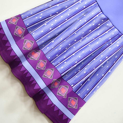 SeeCosplay Movie Wish Asha Kids Children Dress Outfits Halloween Carnival Cosplay Costume