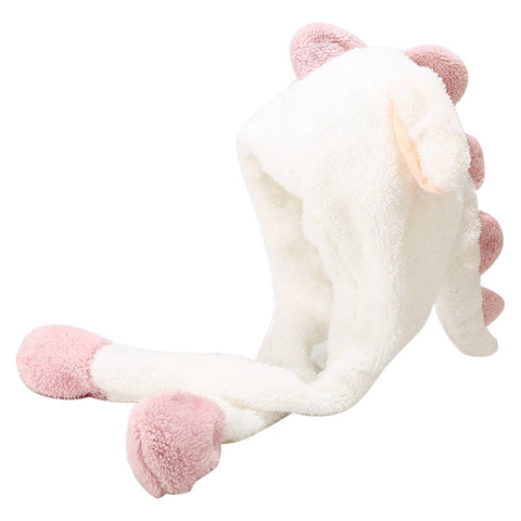 Moygor Kerst dinosaurus Hoed Pluche Meisjes Anime Cosplay cartoon Zachte Gevulde dier Hoofddeksels K