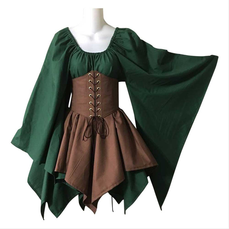 Purim costumes Mrcos Halloween cosplay size Western Renaissance European and American medieval aristocratic dresses Women's Classical style long sleeves 2019 New clothing activities Adult Party costumes cosplay XXXL