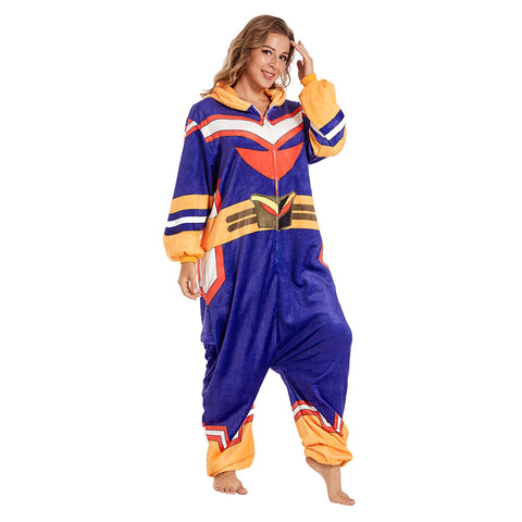 My Hero Academia All·Might Cosplay Pajama Adult Unisex Onesie  Sleepwear Pyjamas