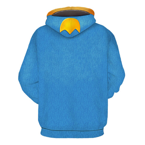 Newcos Dogman Cosplay Costume Adult Dogman Hoodie Pullover Jacket Coat Sweatshirt Blue Halloween Sui