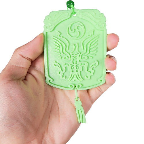 Nezha: Mo tong nao hai 2025 Halloween Carnival Costume Accessories Prop Chengxian Green Card cos cos1