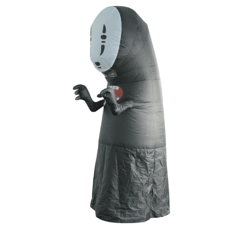 No Face Man Sen to Chihiro no Kamikakushi Spirited Away Kaonashi Cosplay Full Set Halloween Funny Costume Inflatable Garment