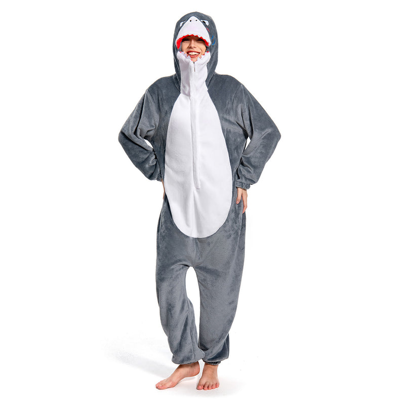 OLA full pajamas for women with panda shaped as an animal, plush, cosplay, hooded,