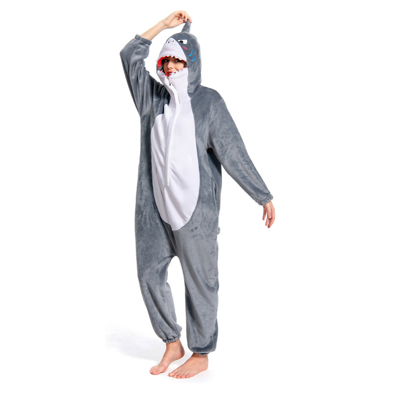 OLA full pajamas for women with panda shaped as an animal, plush, cosplay, hooded,