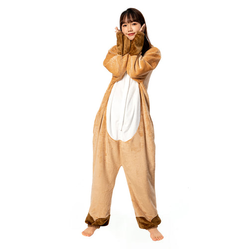 OLAOLA costume toy reindeer Christmas costume cosplay party costume pajamas adult lovely flannel dual purpose M