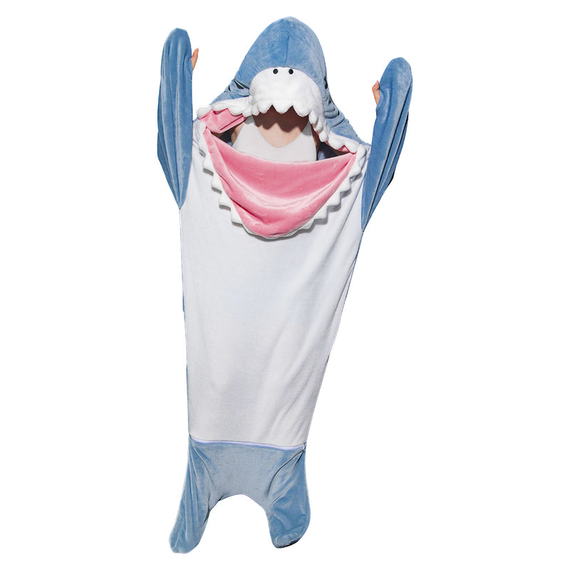 [OLAOLA] Shark sleeping bags, pajamas, blankets, adult shark blankets, sharks, dolphins, stuffed animals, wearable blankets, autumn and winter, warm air conditioning, nap blanket