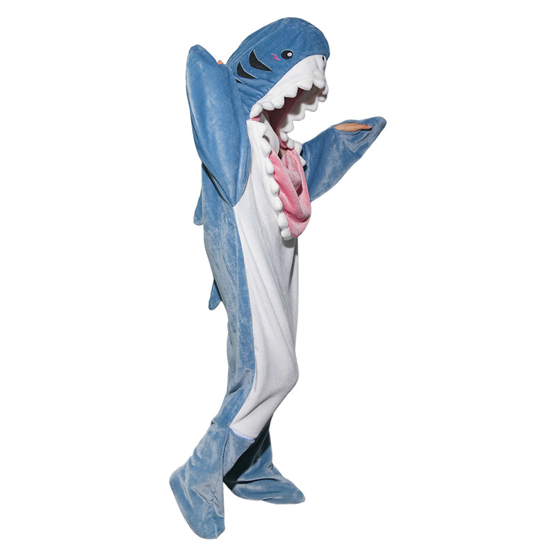 [OLAOLA] Shark sleeping bags, pajamas, blankets, adult shark blankets, sharks, dolphins, stuffed animals, wearable blankets, autumn and winter, warm air conditioning, nap blanket