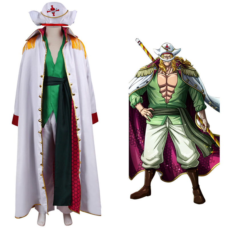 One Piece Edward Newgate Codplay Costume Outfits Halloween Carnival Suit