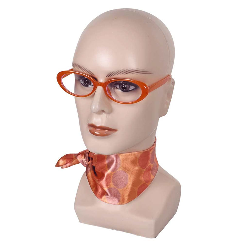 Orange glasses scarf cos Inside Out Halloween Carnival Costume Accessories