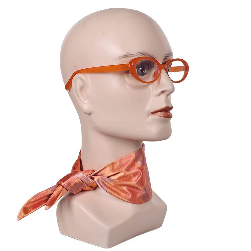 Orange glasses scarf cos Inside Out Halloween Carnival Costume Accessories