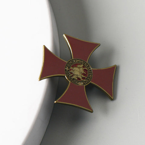 Ordre du Temple Knight Cosplay Brooch Pirate  Viking Knights Pins ​Badge ​Halloween Costume Accessories