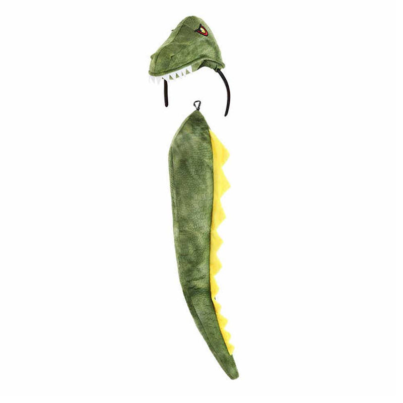 Outfits Halloween Carnival Suit Halloween Children‘s Day Stage Performance Birthday Party Cosplay Clothes Dinosaur Headset Tail Dress up Costume