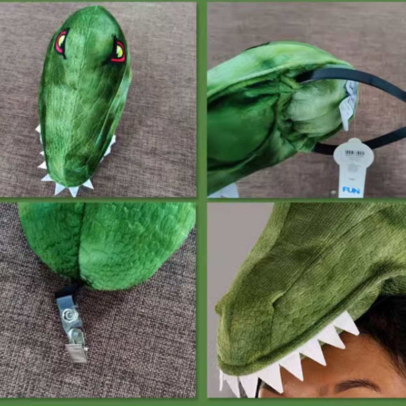Outfits Halloween Carnival Suit Halloween Children‘s Day Stage Performance Birthday Party Cosplay Clothes Dinosaur Headset Tail Dress up Costume