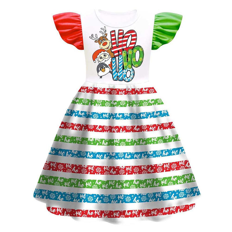 Outfits Halloween Carnival Suit Santa Claus children‘s skirt