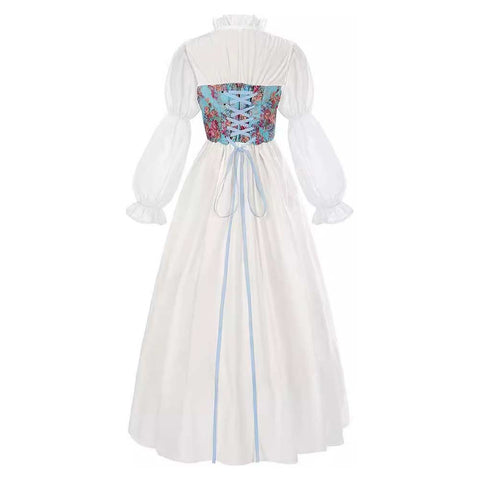 Palace style medieval retro dress Cosplay Costume Outfits Halloween Carnival Suit