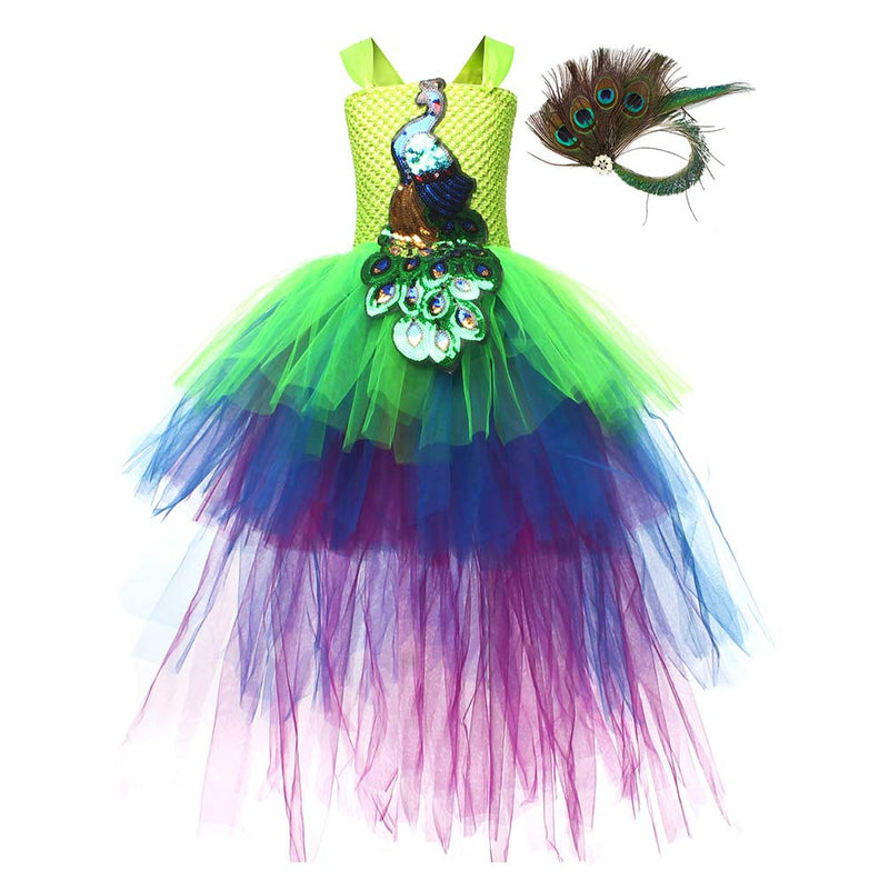 peacock Cosplay Costume Outfits Halloween Carnival Suit