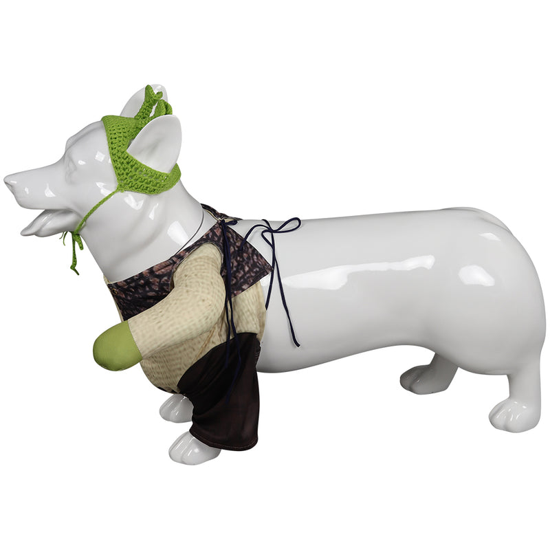 Pet Dog Clothes Cosplay Costume Outfits Halloween Carnival Party Suit Shrek