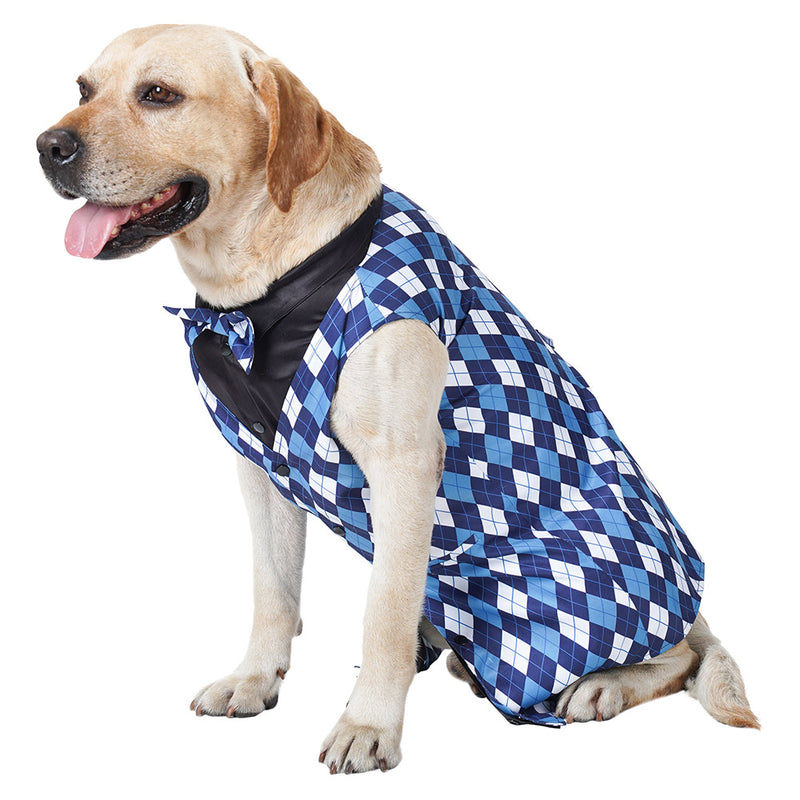 Pet Vest Plaid Pet Tuxedo