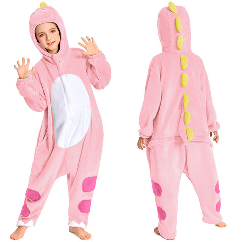Pink Dinosaur - child animal series onesie - OLAOLA Original designr