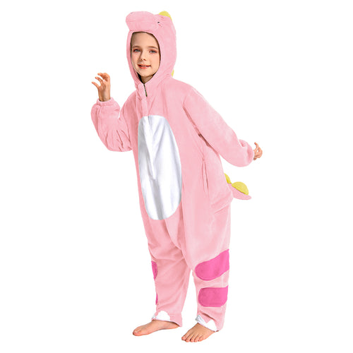 Pink Dinosaur - child animal series onesie - OLAOLA Original designr