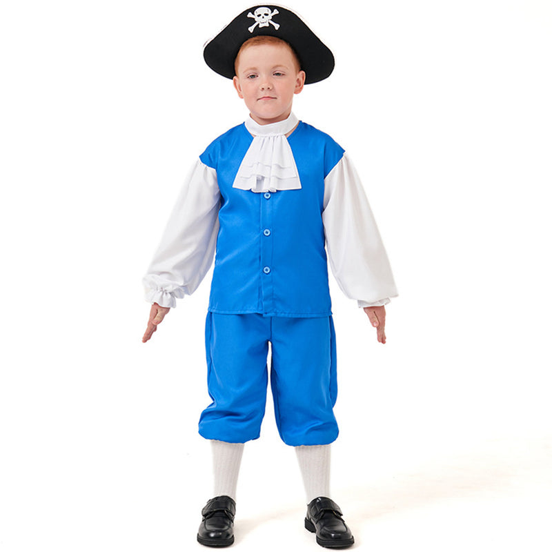 Pirate Captain Cosplay Costume Outfits Halloween Carnival Suit