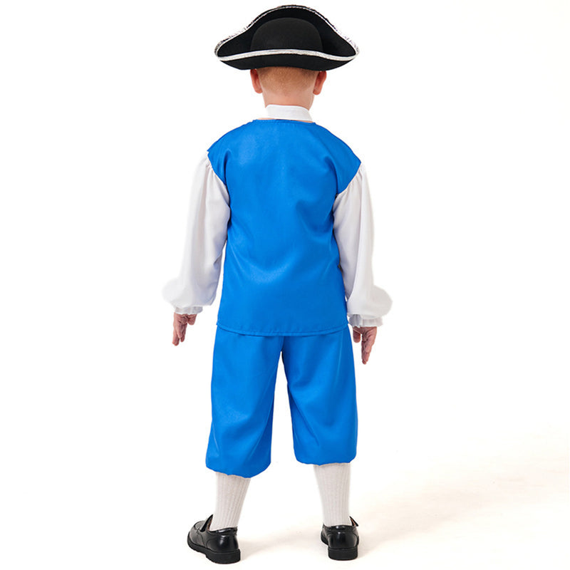 Pirate Captain Cosplay Costume Outfits Halloween Carnival Suit