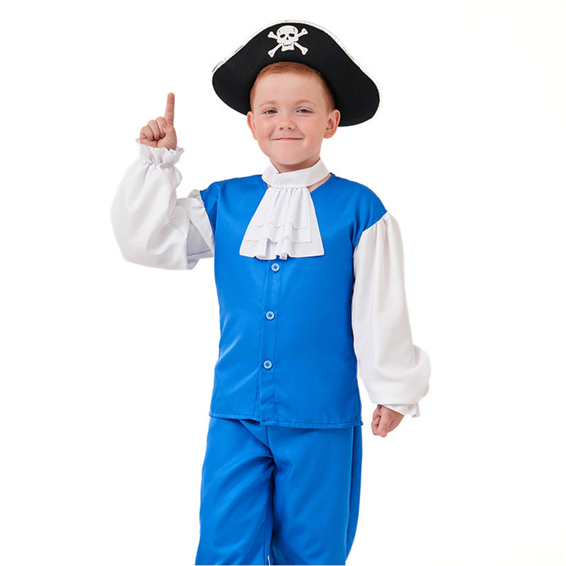 Pirate Captain Cosplay Costume Outfits Halloween Carnival Suit