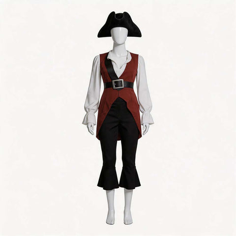 Pirates of the Caribbean  Cosplay Costume For Adult Man Female Halloween Costume