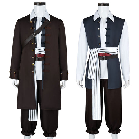 Pirates of the Caribbean  Cosplay Costume For Adult Man Female Halloween Costume