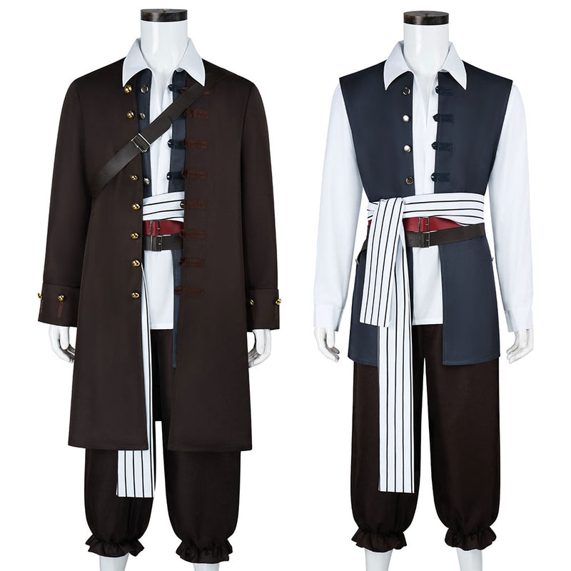 Pirates of the Caribbean  Cosplay Costume For Adult Man Female Halloween Costume