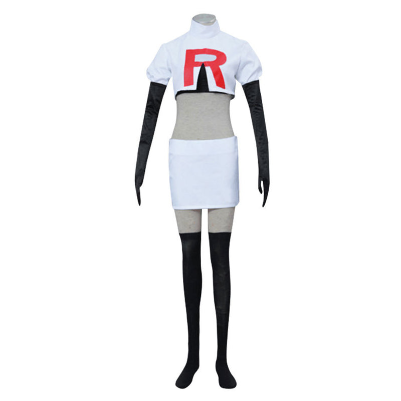 Pokemon Jessie Cosplay Costume Outfits Halloween Carnival Suit